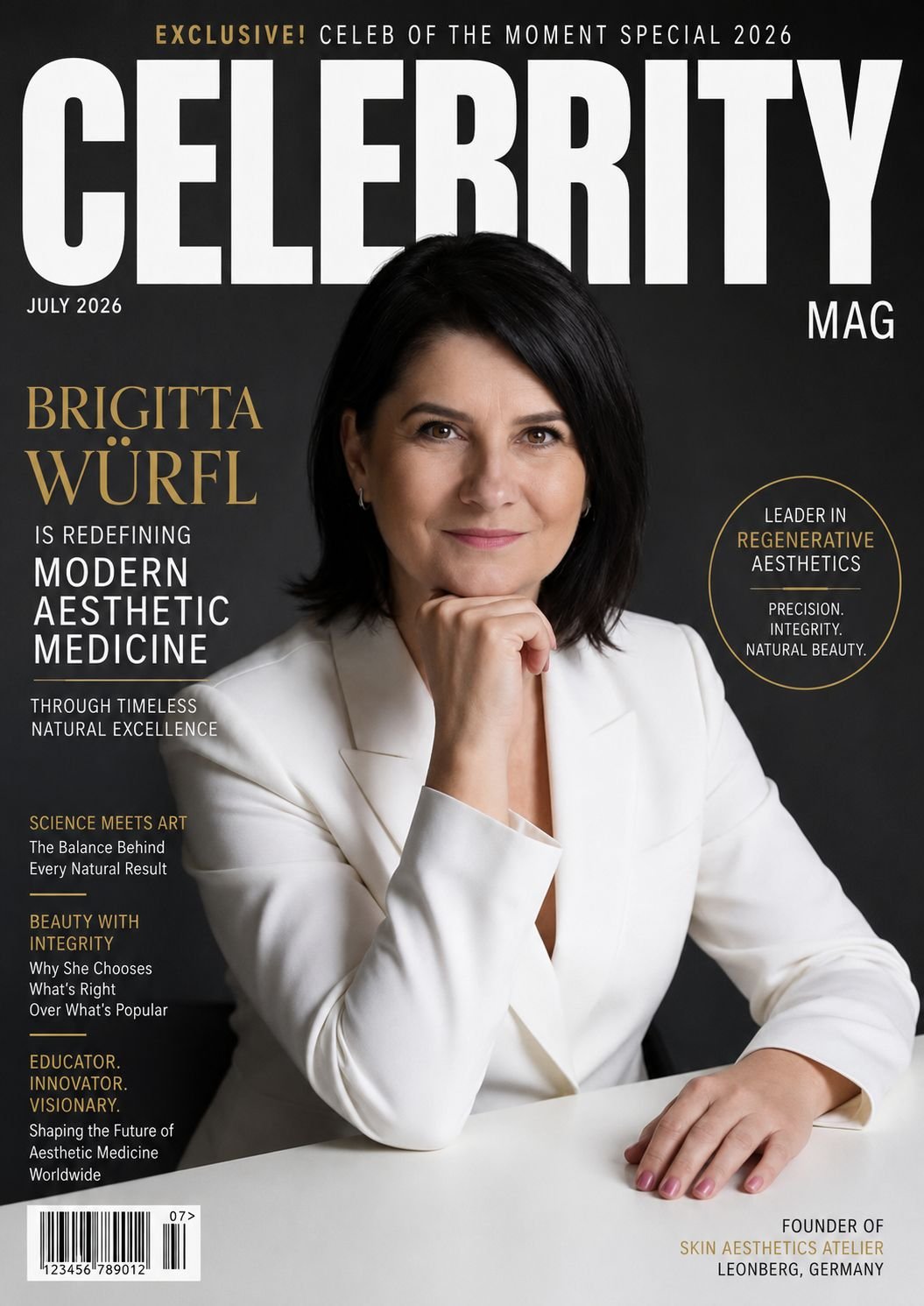 Brigitta Würfl regenerative aesthetic medicine expert and founder of Skin Aesthetics Atelier
