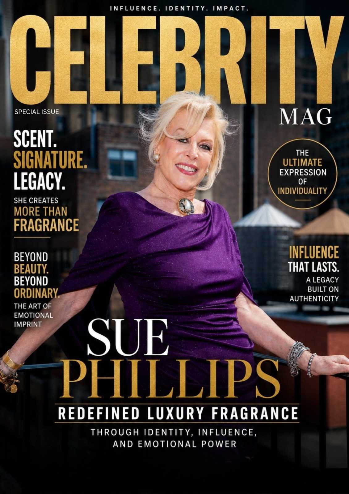 Dr. Deena Moustafa featured on Celebrity Cover magazine cover for her contributions to global healthcare, autism care, behavioral innovation, and sensory inclusion